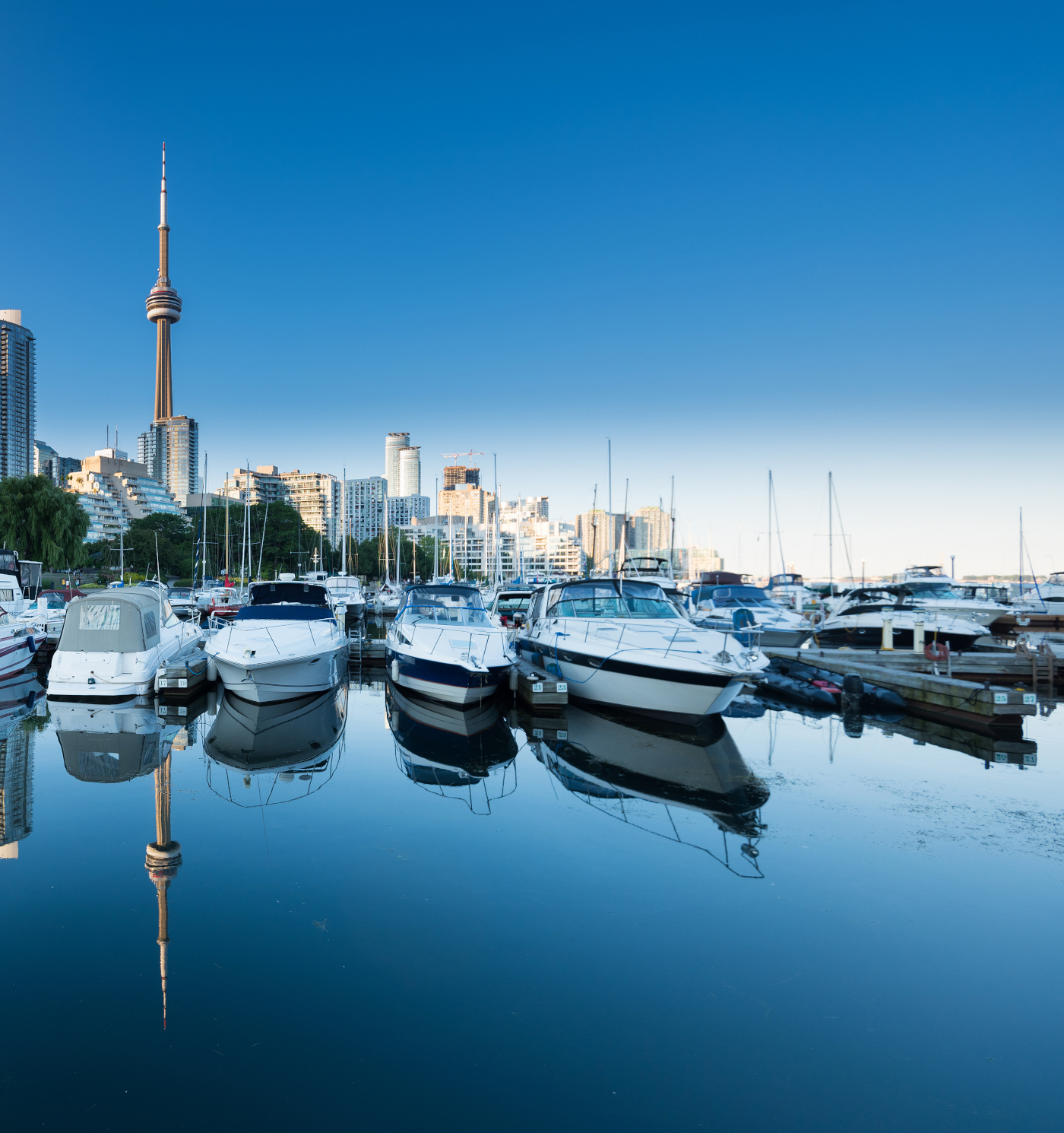 yachts in toronto marina